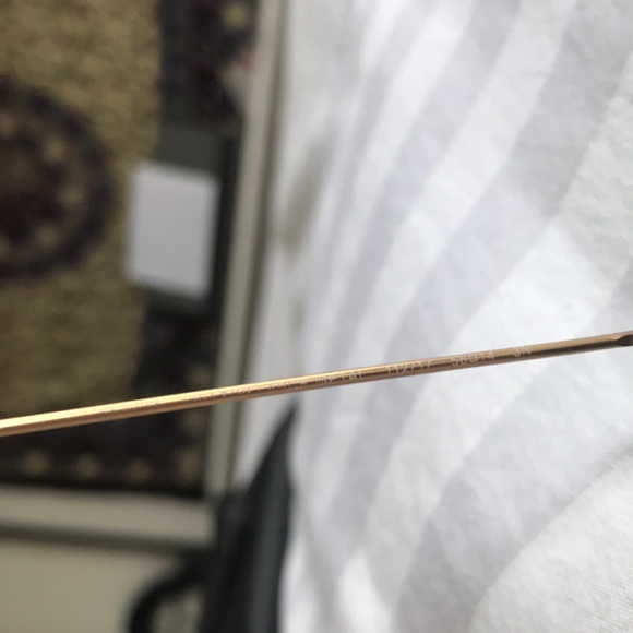 Ray-ban Aviators gold frame blue flash lenses - Picture 2 of 5